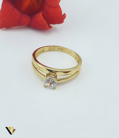 Inel Aur 14k, Zirconiu [1]