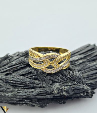 Inel aur 14k, Zirconiu [1]