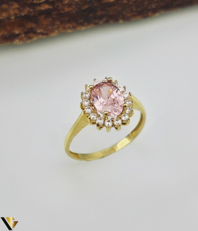 Bijuterii din aur - Inel Aur 14k , Zirconiu