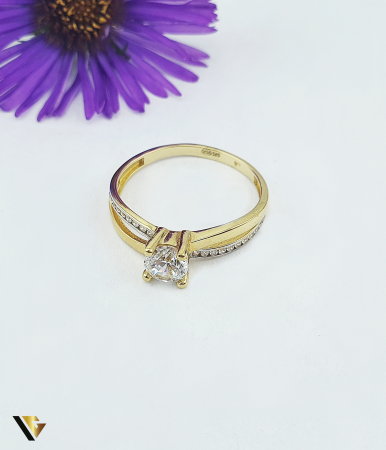 Inel Aur 14k, Zirconiu [1]