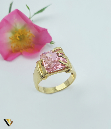 Inele - Inel Aur 14k, Zirconiu