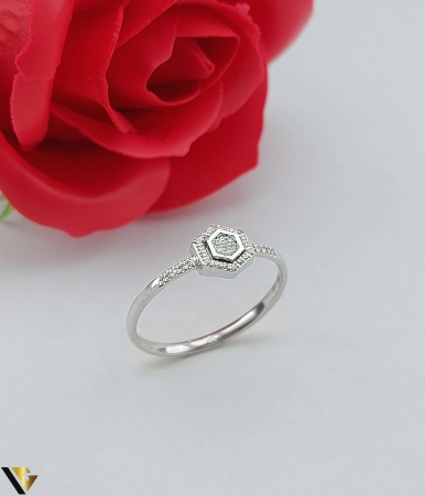 Inele - Inel Aur 14k, Diamante 0.07 CT