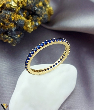 Inele din aur - Inel Aur 14k, Zirconiu
