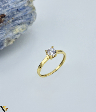 Bijuterii din aur - Inel Aur 14k, Zirconiu