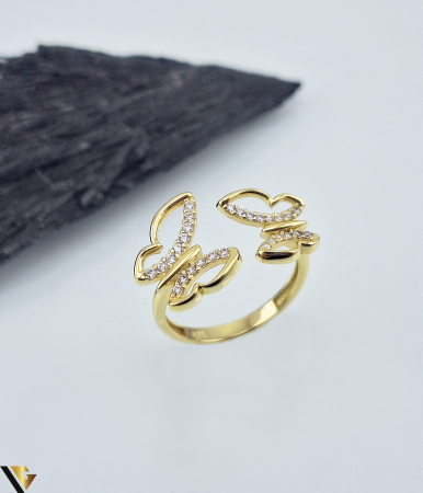 Inele - Inel Aur 14k, Zirconiu