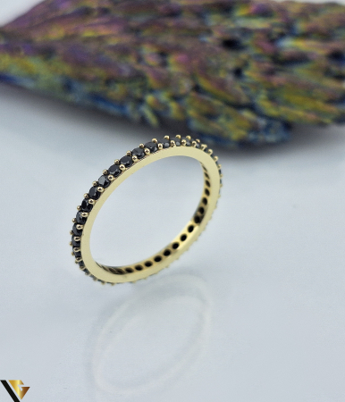 Inele din aur - Inel Aur 14k, Zirconiu