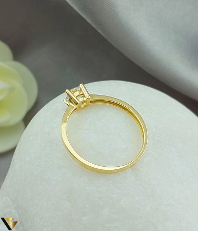 Inel Aur 14k, Zirconiu [1]