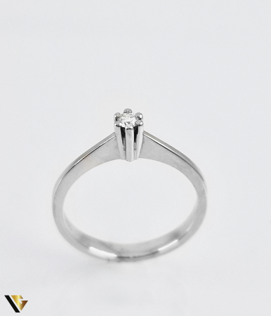 Inel din aur 18k, 750 de logodna 2.57 grame Diamant "Brilliant Cut" de cca. 0.07 ct [3]