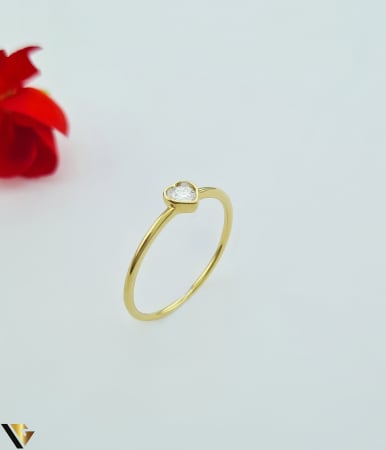 Inele din aur - Inel Aur 18k, Diamant 0.10 ct