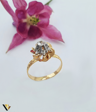 Inele - Inel Aur 18k, Diamant 0.15 ct