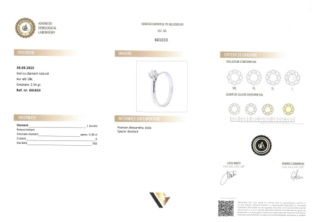 Inel Aur 18k, Diamant 0.30 ct [3]