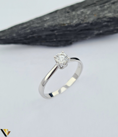 Inele cu diamante - Inel Aur 18k, Diamant 0.30 ct