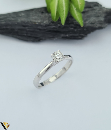 Inele cu diamante - Inel Aur 18k, Diamant 0.31 ct