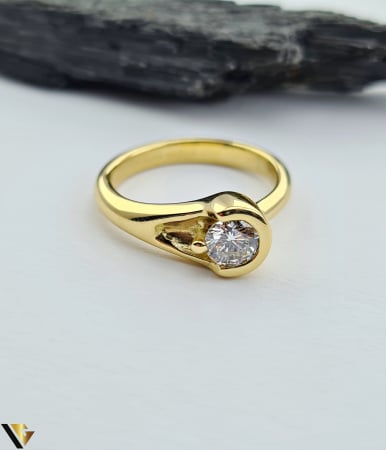 Inel Aur 18k, Diamant aprox. 0.50 ct [1]