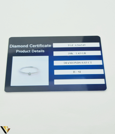 Inel Aur 18k, D iamante 0.03  ct [2]