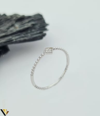 Inele din aur - Inel Aur 18k, Diamante 0.04 ct