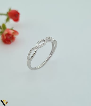 Inele cu diamante - Inel Aur 18k,  Diamante 0.06 ct