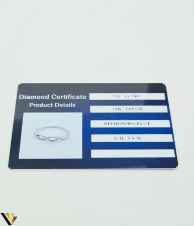 Inel Aur 18k,  Diamante 0.06 ct [2]