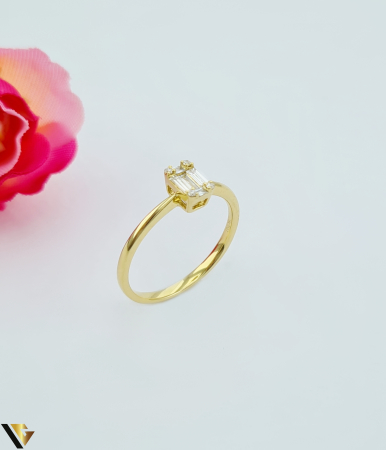 Inele cu diamante - Inel Aur 18k, Diamante 0.18 ct
