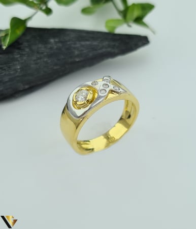 Bijuterii din aur - Inel Aur 18k, Diamante 0.28 ct