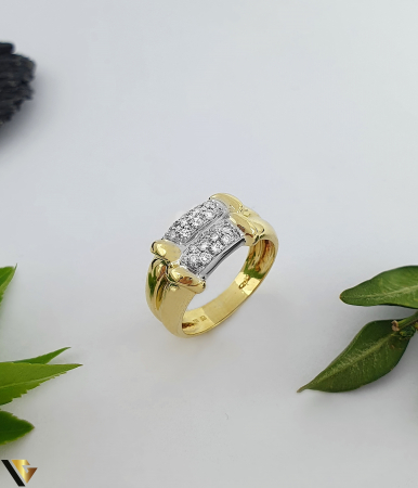 Inele cu diamante - Inel Aur 18k , Diamante 0.30 ct