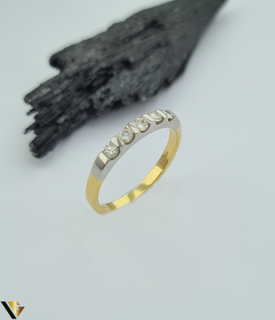 Inele cu diamante - Inel Aur 18k, Diamante 0.30 ct