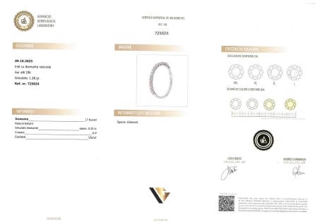 Inel Aur 18k, Diamante 0.33 ct [4]