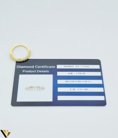 Inel Aur 18k, Diamante 0.45 ct [4]