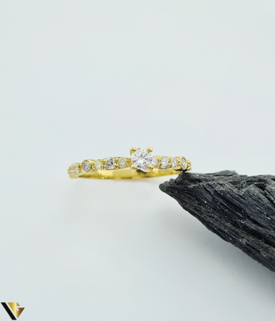Inel Aur 18k, Diamante 0.46 [1]