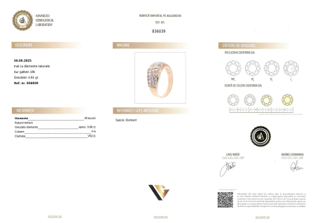 Inel Aur 18k, Diamante 0.66 ct [2]