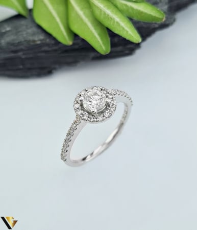 Inele cu diamante - Inel Aur 18k, Diamante 0.67 ct