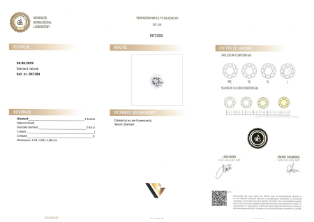 Inel Aur 18k, Diamante 0.73 ct [4]