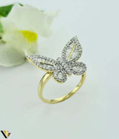 Bijuterii din aur - Inel Aur 9k, Diamante 1.18 ct