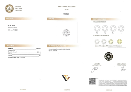 Inel Aur 18k, Diamante 1.53 ct [4]