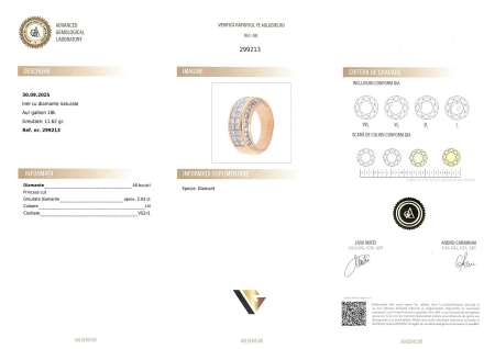 Inel Aur 18k, Diamante 2.03 ct [2]