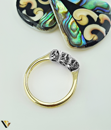 Inel Aur 18k, Diamante aprox. 0.18 ct in total [3]