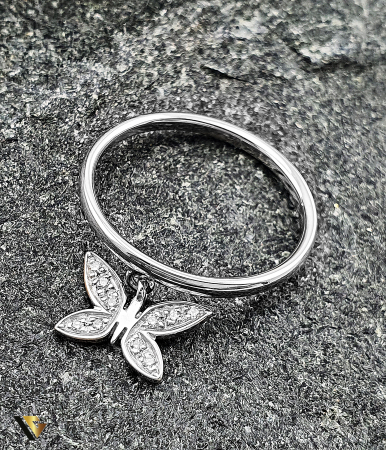 Inel Aur 18k, Diamante de aprox. 0.05 ct in total [1]
