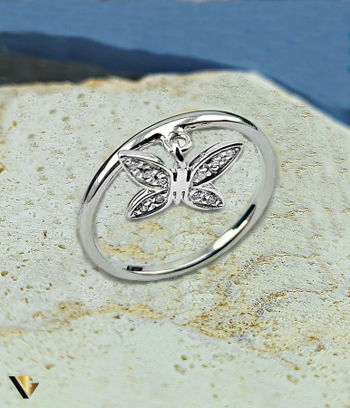 Inele cu diamante - Inel Aur 18k, Diamante de aprox. 0.05 ct in total