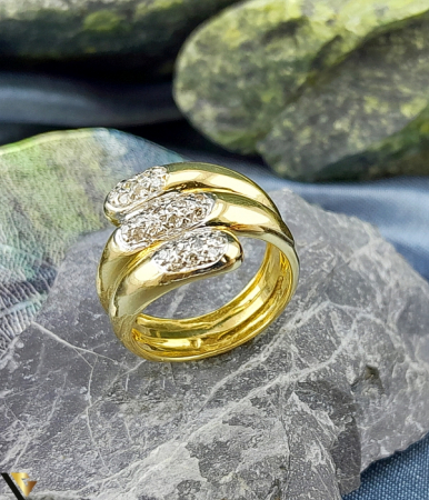 Inel Aur 18k, Diamante de apox.0.33 ct in total [1]
