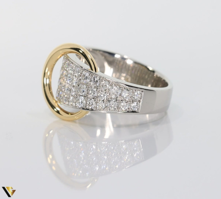 Inel Aur 18k, Platina 900, Diamante 1.00 ct [2]