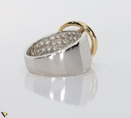 Inel Aur 18k, Platina 900, Diamante 1.00 ct [3]