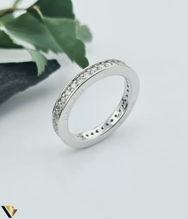 Bijuterii din aur - Inel Aur 18k, Tennis, Diamante 0.85 ct