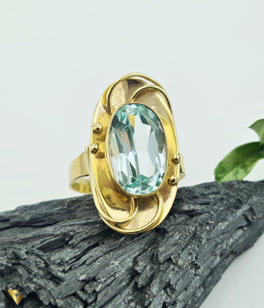 Inel Aur 8k, Spinel de Sinteza [1]