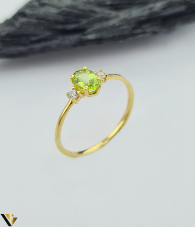 Inel Aur 9k, Peridot