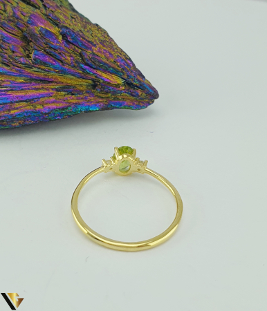 Inel Aur 9k, Peridot [1]