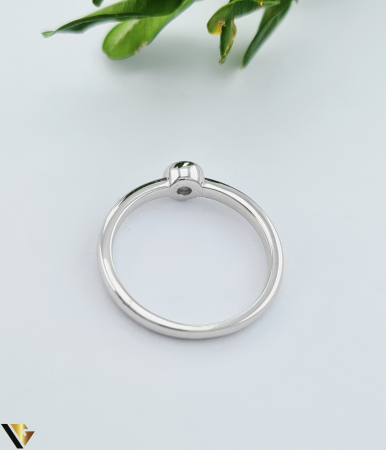 Inel Aur Alb 14k, Diamant 0.09 ct [1]