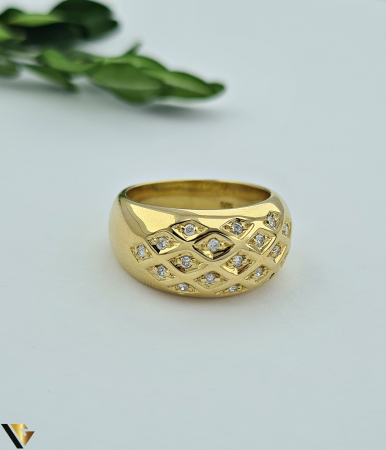 Inel Aur 14k, Diamante 0.20 ct [1]
