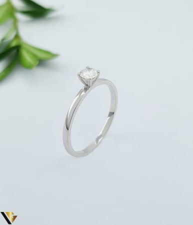 Inele - Inel Aur Alb 18k, Diamant 0.29 ct