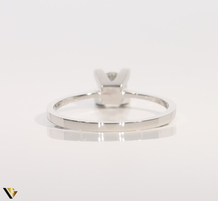 Inel Aur Alb 18k, Diamant 0.36 ct [3]