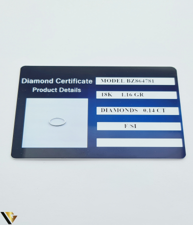 Inel Aur 18k, Diamante 0.14 ct [2]